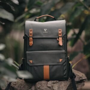 Vintage Leather Messenger Bag - Rustic Crossbody Briefcase
