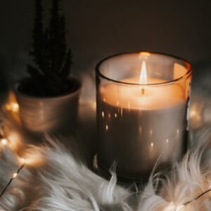 Hand Poured Soy Wax Candle - Lavender & Vanilla Scented